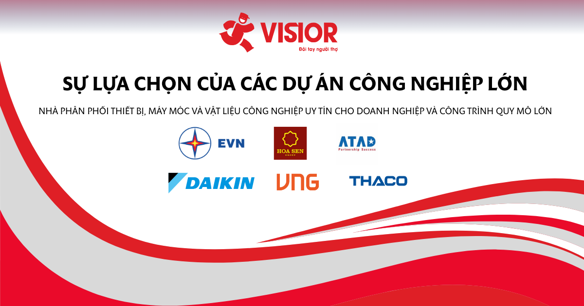 VISIOR – Đối tác cung cấp cho các công trình trọng điểm