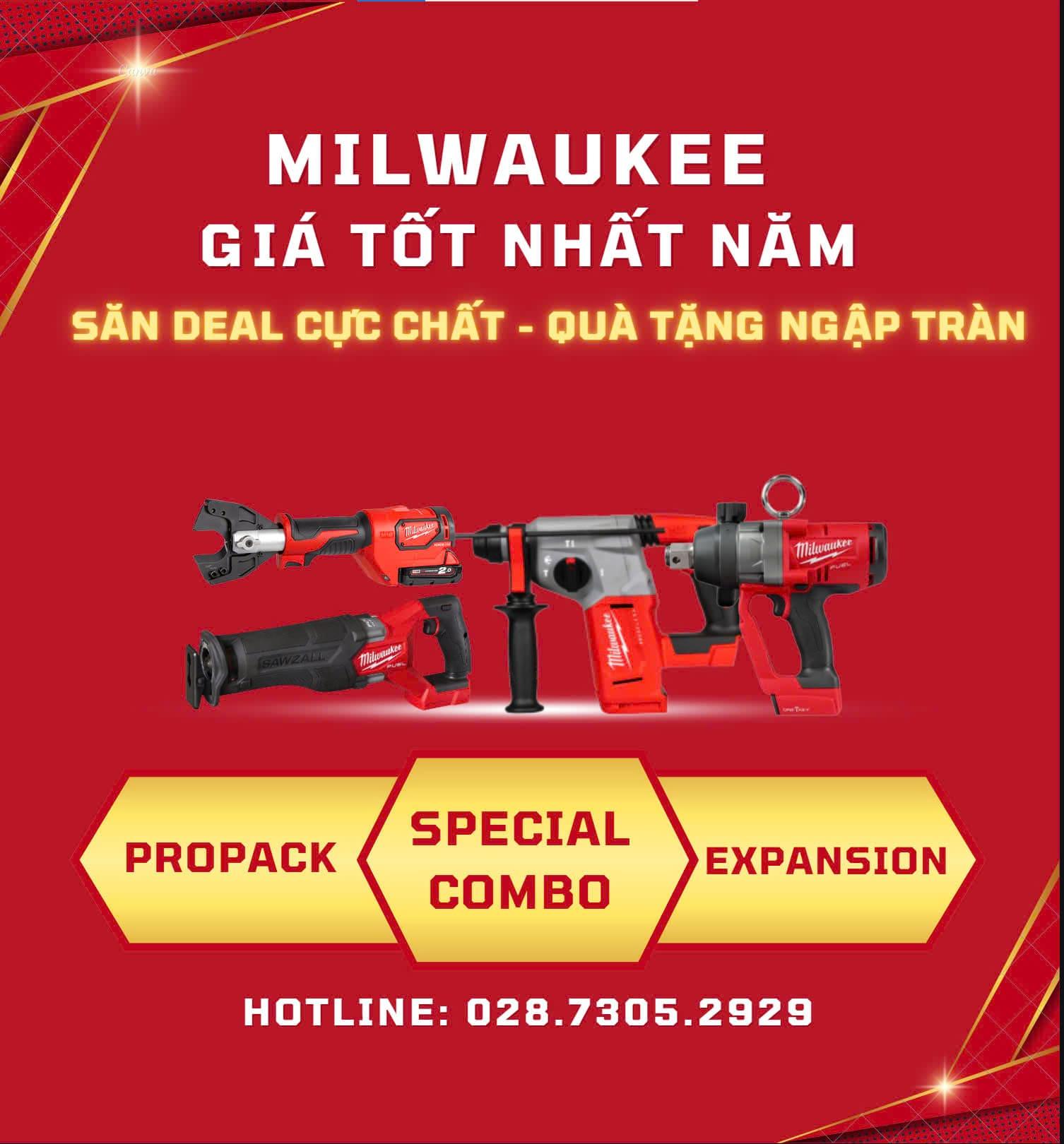 Sale Milwaukee giá sốc (Số Lượng Có Hạn)