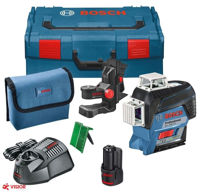 MÁY CÂN MỰC LASER BOSCH GLL 3-80 CG (TIA XANH)