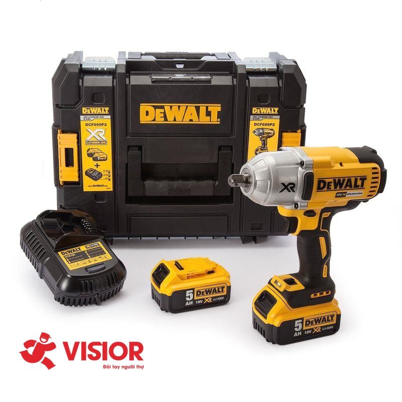 MÁY VẶN PIN BU LÔNG DÙNG PIN 18V DEWALT DCF899HP2-KR