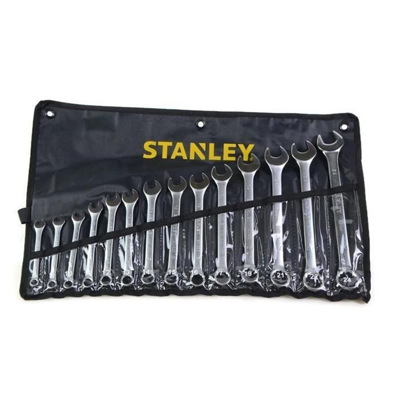 BỘ CỜ LÊ 14 CHI TIẾT STANLEY 80-9468, 9, 10, 11, 12, 13, 14, 15, 16, 17, 19, 21, 22,24mm STANLEY STMT80946-8