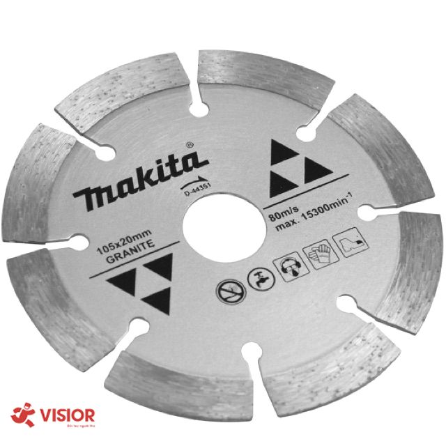 LƯỠI CẮT KHÔ GRANITE MAKITA D-44351 105 X 1.6 X 20MM