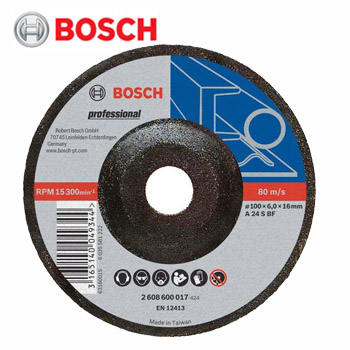 ĐÁ MÀI SẮT BOSCH 100X6X16MM 2608600017