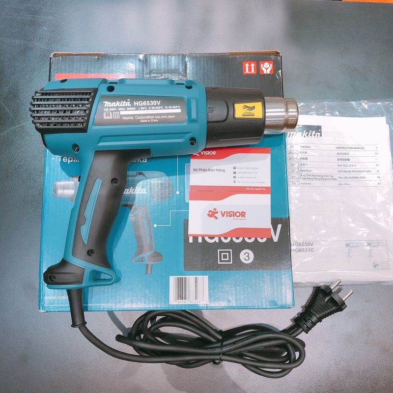 MÁY THỔI HƠI NÓNG (2000W) MAKITA HG6530V