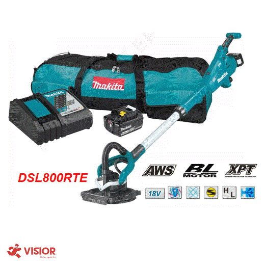 MÁY CHÀ NHÁM TƯỜNG DÙNG PIN MAKITA DSL800Z 18V