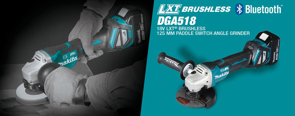 MÁY MÀI GÓC DÙNG PIN 18V MAKITA DGA518Z 125MM (CHỈ THÂN MÁY)