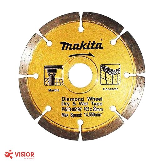 LƯỠI CẮT KIM CƯƠNG MAKITA D-05197 105 X 1.6 X 20MM