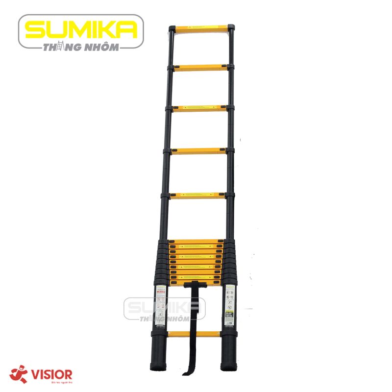 THANG NHÔM RÚT GỌN SUMIKA SKS440 VÀNG ĐEN (SƠN TĨNH ĐIỆN 4.4M)