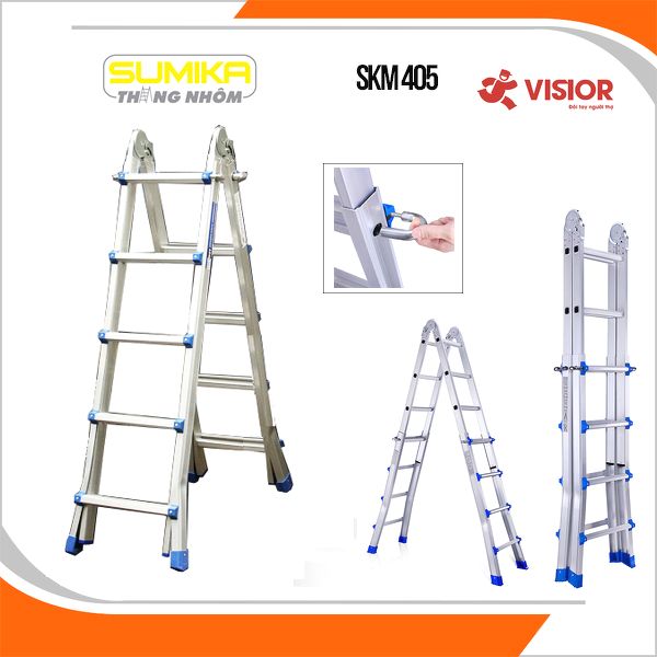 THANG NHÔM GẤP CHỮ A MỞ RỘNG SUMIKA SKM 405