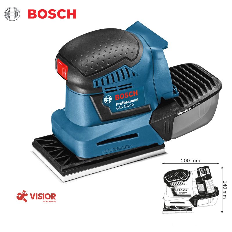 MÁY CHÀ NHÁM RUNG BOSCH GSS 18V-LI (SOLO)