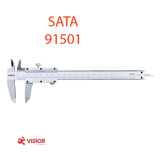 THƯỚC CĂP CƠ 0 - 150MM SATA 91501