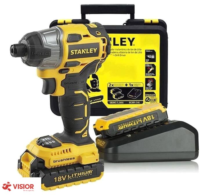 MÁY VẶN VÍT STANLEY DÙNG PIN 18V SBI201D2K-B1