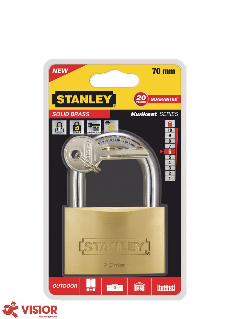 Ổ KHÓA STANLEY S742-034 - KHÓA CÀNG TIÊU CHUẨN RỘNG 70MM