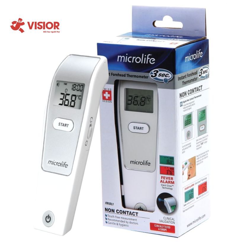 NHIỆT KẾ ĐO TRÁN HỒNG NGOẠI MICROLIFE FR1MF1