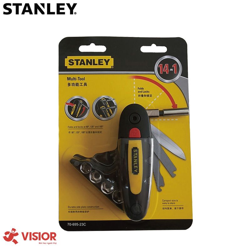 MŨI VẶN VÍT ĐA NĂNG 14IN1 STANLEY 70-695-23C STANLEY 70-695-23C