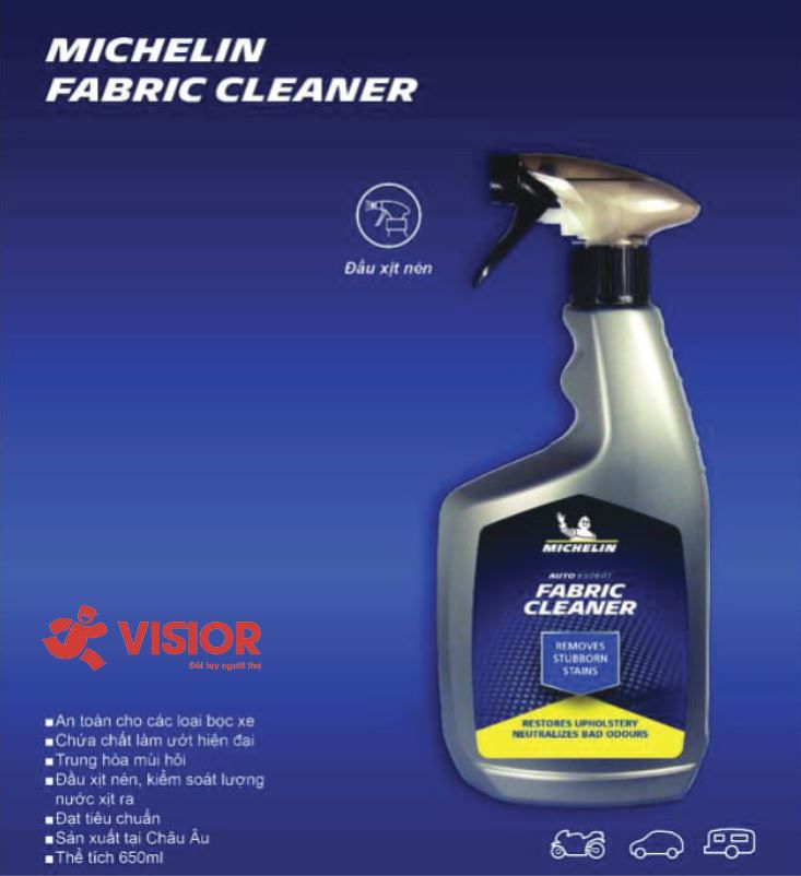 DUNG DỊCH VỆ SINH NỘI THẤT 650ML MICHELIN FABRIC CLEANER W31425