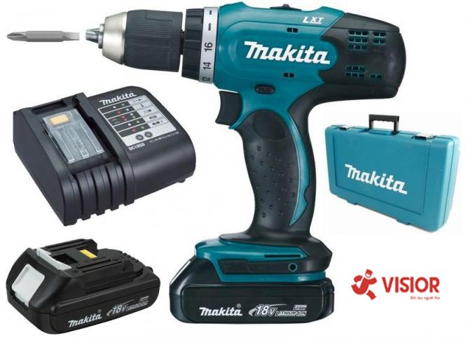 MÁY KHOAN VẶN VÍT DÙNG PIN MAKITA DDF453SYX1 18V -1.5AH