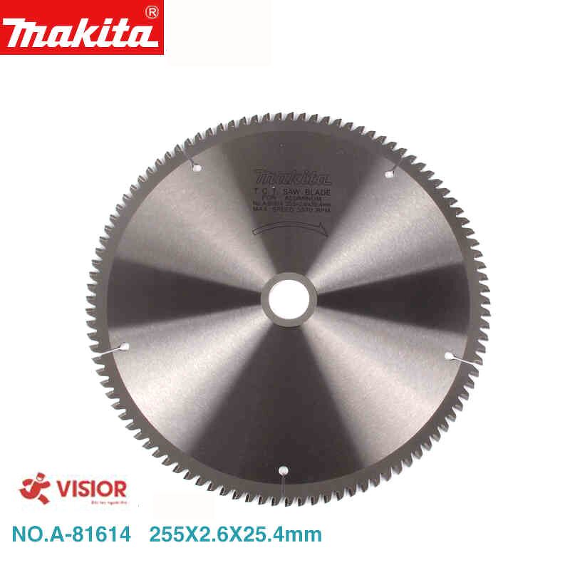 LƯỠI CƯA NHÔM HỢP KIM 100 RĂNG 255X100TX25.4 MAKITA A-81614