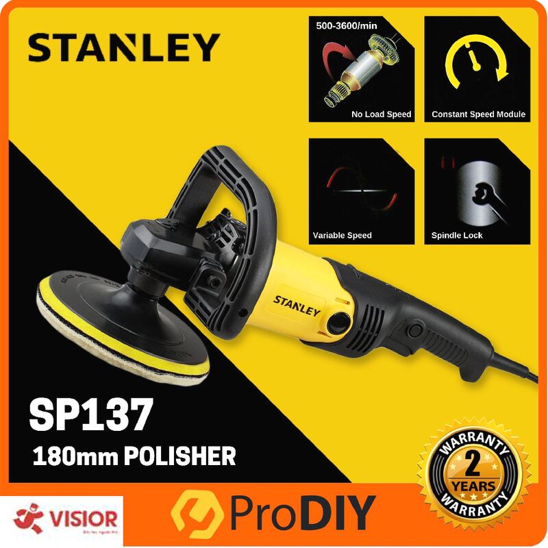 MÁY ĐÁNH BÓNG STANLEY 180MM 1300W SP137-B1