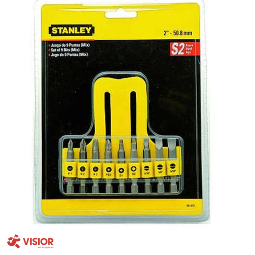 BỘ MŨI VẶN VÍT 9 CHI TIẾT STANLEY 68-070-23