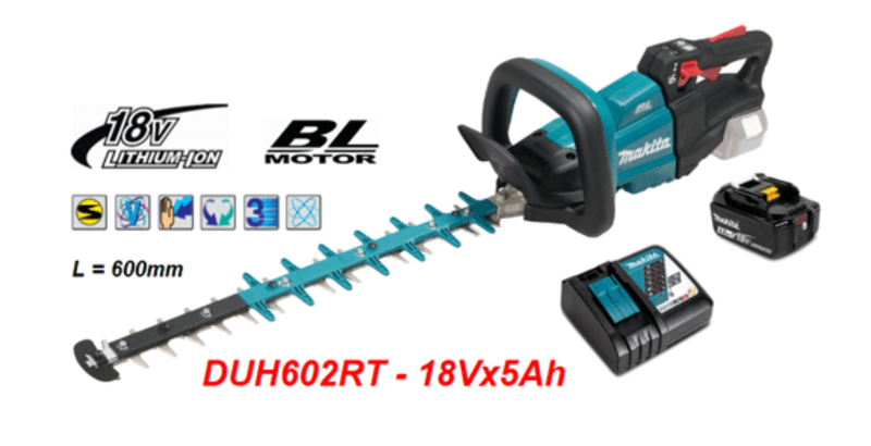 MÁY TỈA HÀNG RÀO DÙNG PIN 18V MAKITA DUH602RT