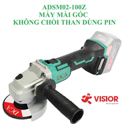 MÁY MÀI GÓC DÙNG PIN DCA ADSM02-100Z (THÂN MÁY)