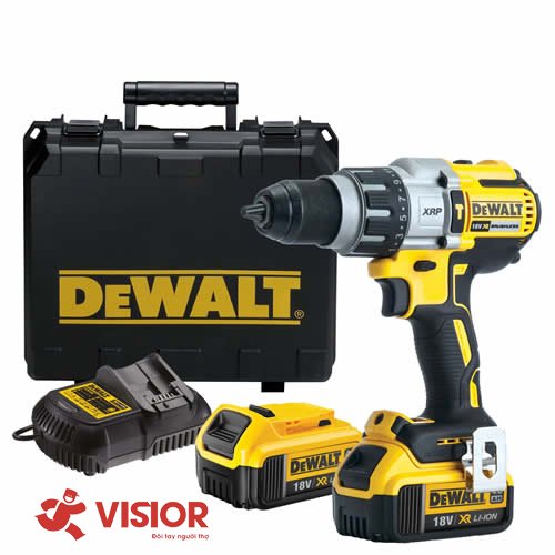 MÁY KHOAN VẶN VÍT ĐỘNG LỰC PIN 18V DEWALT DCD996M2 (Máy, sạc 2pin*4Ah Vali)