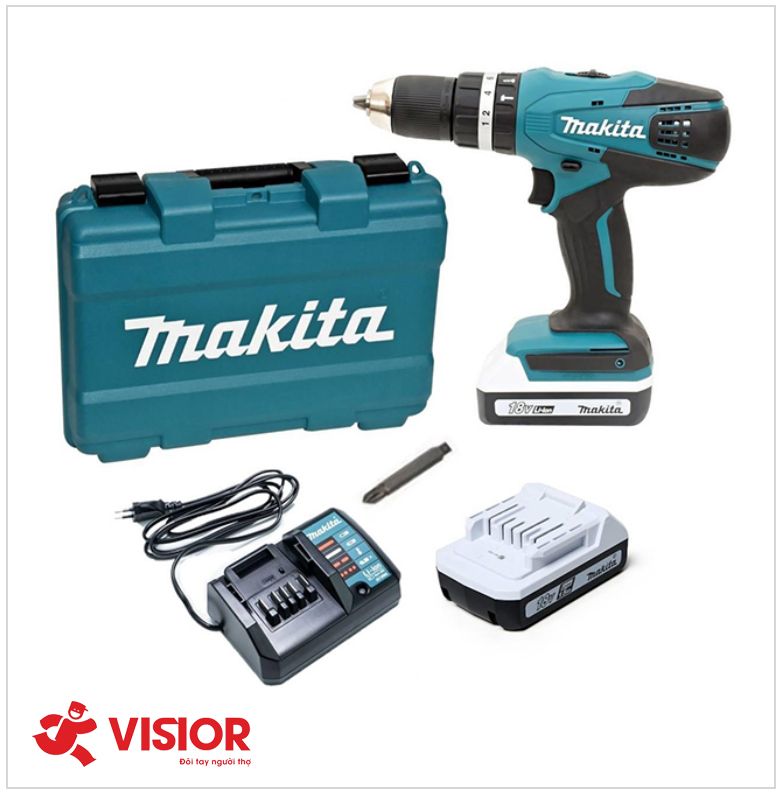 MÁY KHOAN VẶN VÍT DÙNG PIN 18V MAKITA HP488DWE