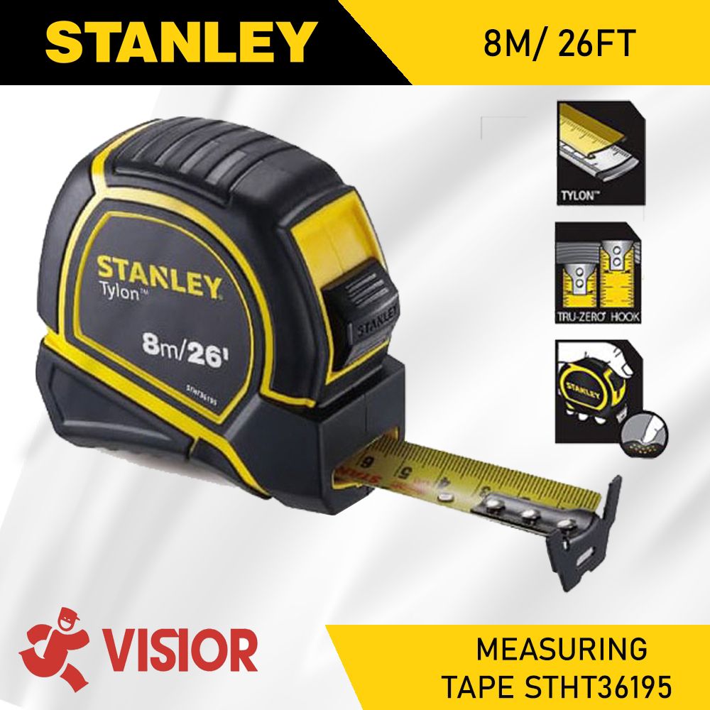 THƯỚC CUỘN TYLON 8M/26-25MM STANLEY STHT36195