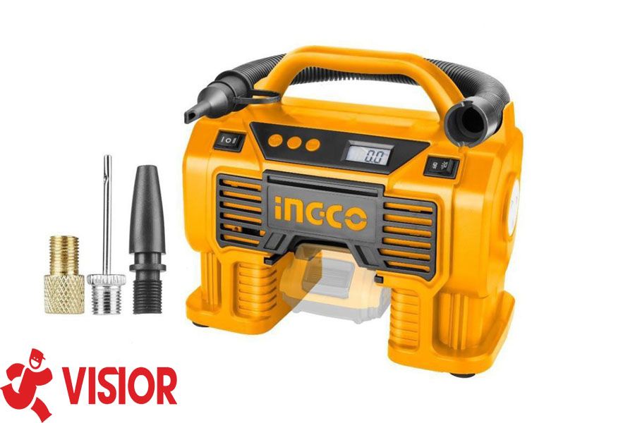 MÁY NÉN KHÍ TỰ ĐỘNG DÙNG PIN 20V LI-ON INGCO CACLI2002