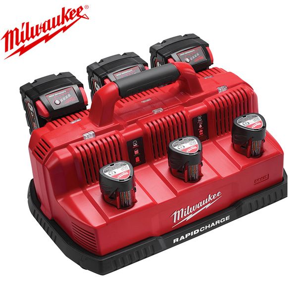 TRẠM SẠC NHANH 12V, 18V MILWAUKEE M12-18C3