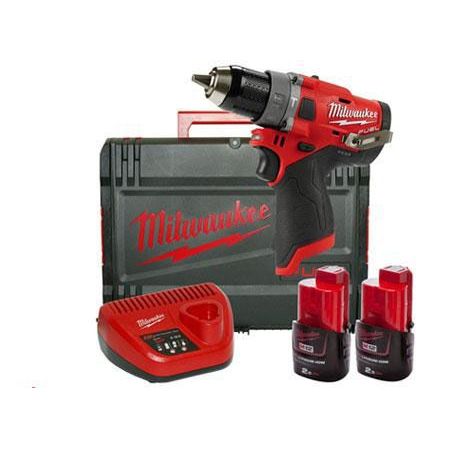 MÁY KHOAN ĐỘNG LỰC M12 FPD-402C SET (2 PIN X 4.0AH, 1 SẠC) MILWAUKEE