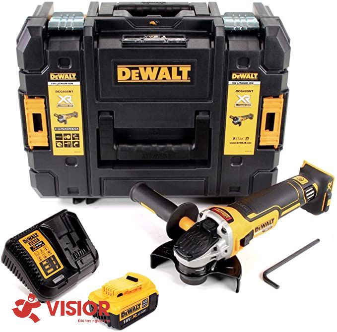 MÁY MÀI GÓC 125mm DÙNG PIN 18V DEWALT DCG405M1