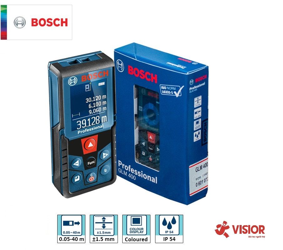 MÁY ĐO KHOẢNG CÁCH LASER BOSCH GLM 400 40M