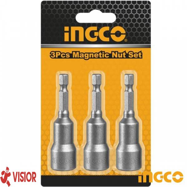 BỘ 3 MŨI TỪ BẮN TÔN 10X65MM INGCO AMN1031