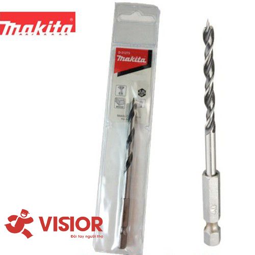 MŨI KHOAN GỖ ĐẦU 1/4 INCH MAKITA 8MM D-31289