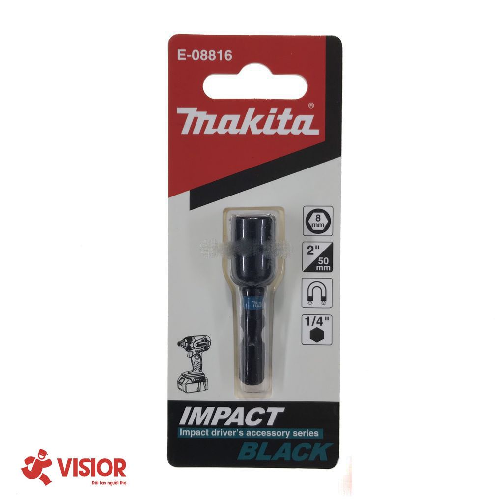 ĐẦU BẮN TÔN MAKITA BLACK 8 MM MAKITA E-08816