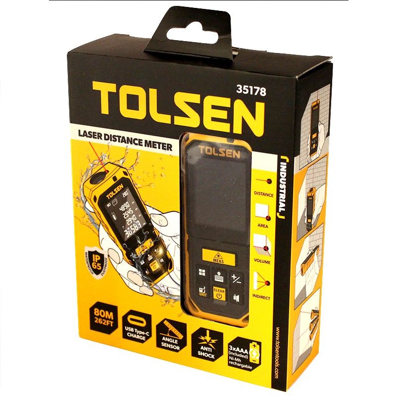 MÁY ĐO KHOẢNG CÁCH LASER TOLSEN 35178