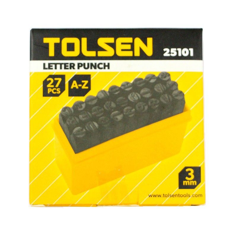 BỘ ĐÓNG 27 CHỮ NHỎ 3mm TOLSEN 25101