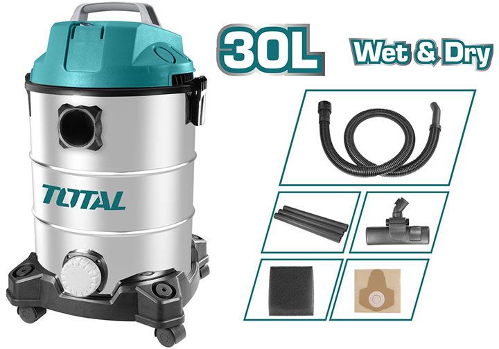 MÁY HÚT BỤI 30L/1300W TOTAL TVC13301