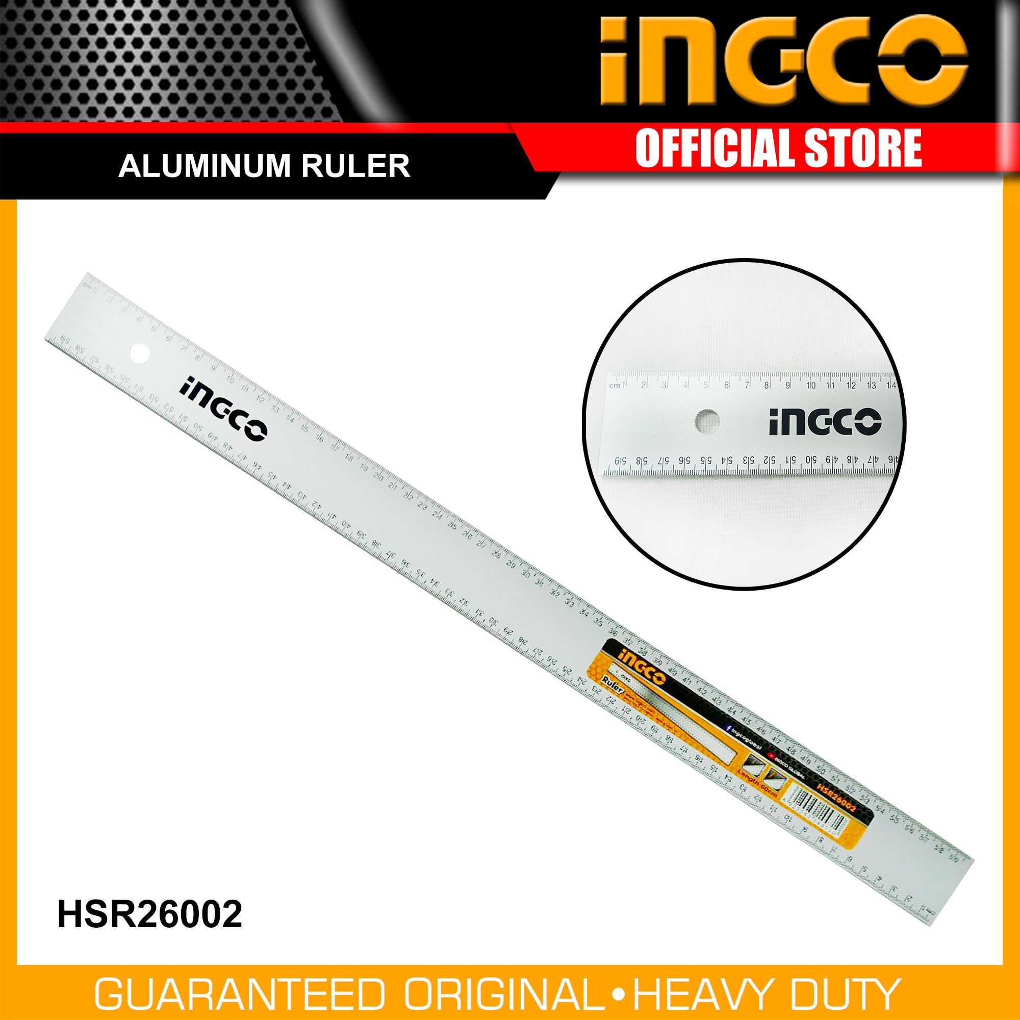 THƯỚC NHÔM 60CM INGCO HSR26002