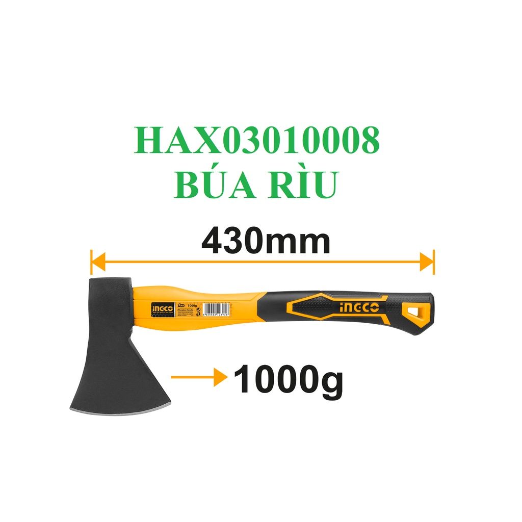 BÚA RÌU CỨU HỘ 1000G INGCO HAX03010008