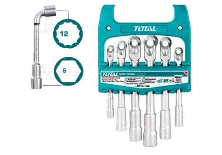 BỘ 6 CHÌA VẶN GÓC L TOTAL TLASWT0601