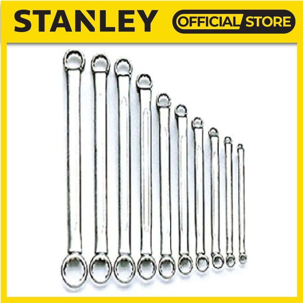 BỘ CỜ LÊ 2 ĐẦU VÒNG GÓC LƯỢN 75 ĐỘ HỆ M 10 CHI TIẾT STANLEY 87-617-3