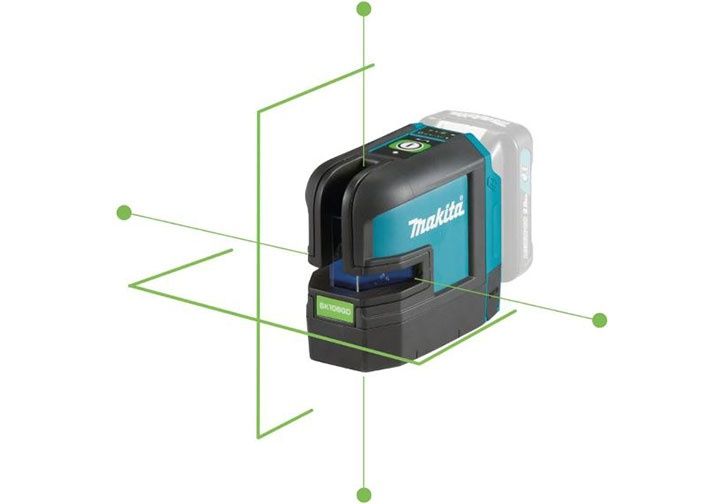 MÁY CÂN MỰC LASER 2 TIA XANH DÙNG PIN 12V MAKITA SK106GDZ