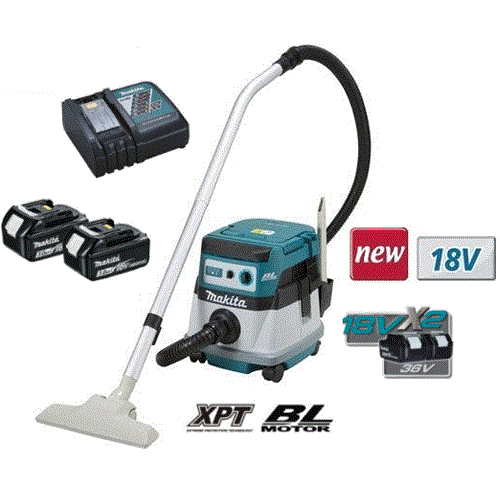 MÁY HÚT BỤI DÙNG PIN (BL)(18VX2) MAKITA DVC862LRT2