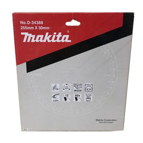 LƯỠI CƯA HỢP KIM 255MMX30MMX80T MAKITA D-34388