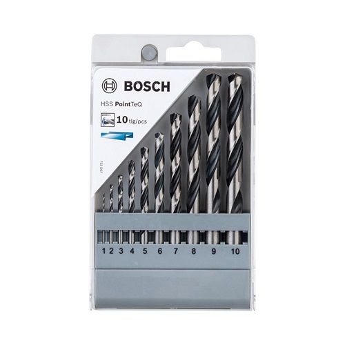 BỘ MŨI KHOAN HSS 10MŨI 1-10 MM BOSCH 2608577348