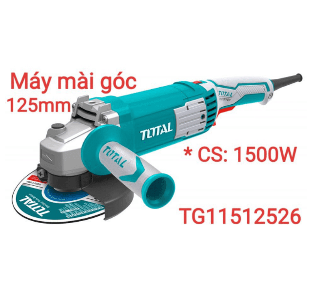 MÁY MÀI GÓC TOTAL 125mm TG11512526 1500W