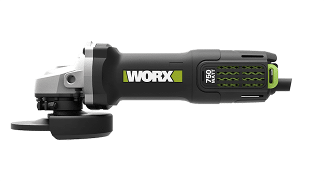 MÁY MÀI GÓC 750W 100MM WU810 (CÔNG TẮC ĐUÔI) - WORX GREEN